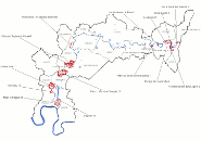 Carte des zones humides en Gironde